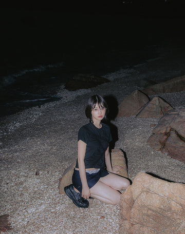 Diagonal Strap T-shirt